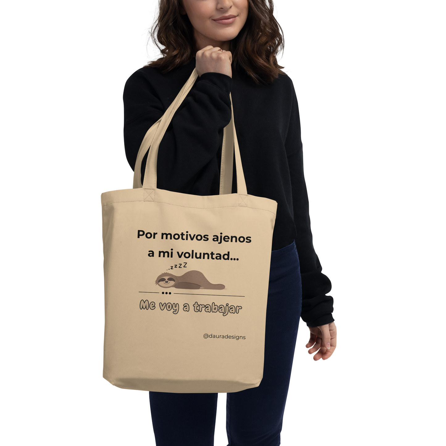 ToteBag Orgánica "Modo perezoso ON 😴👜"
