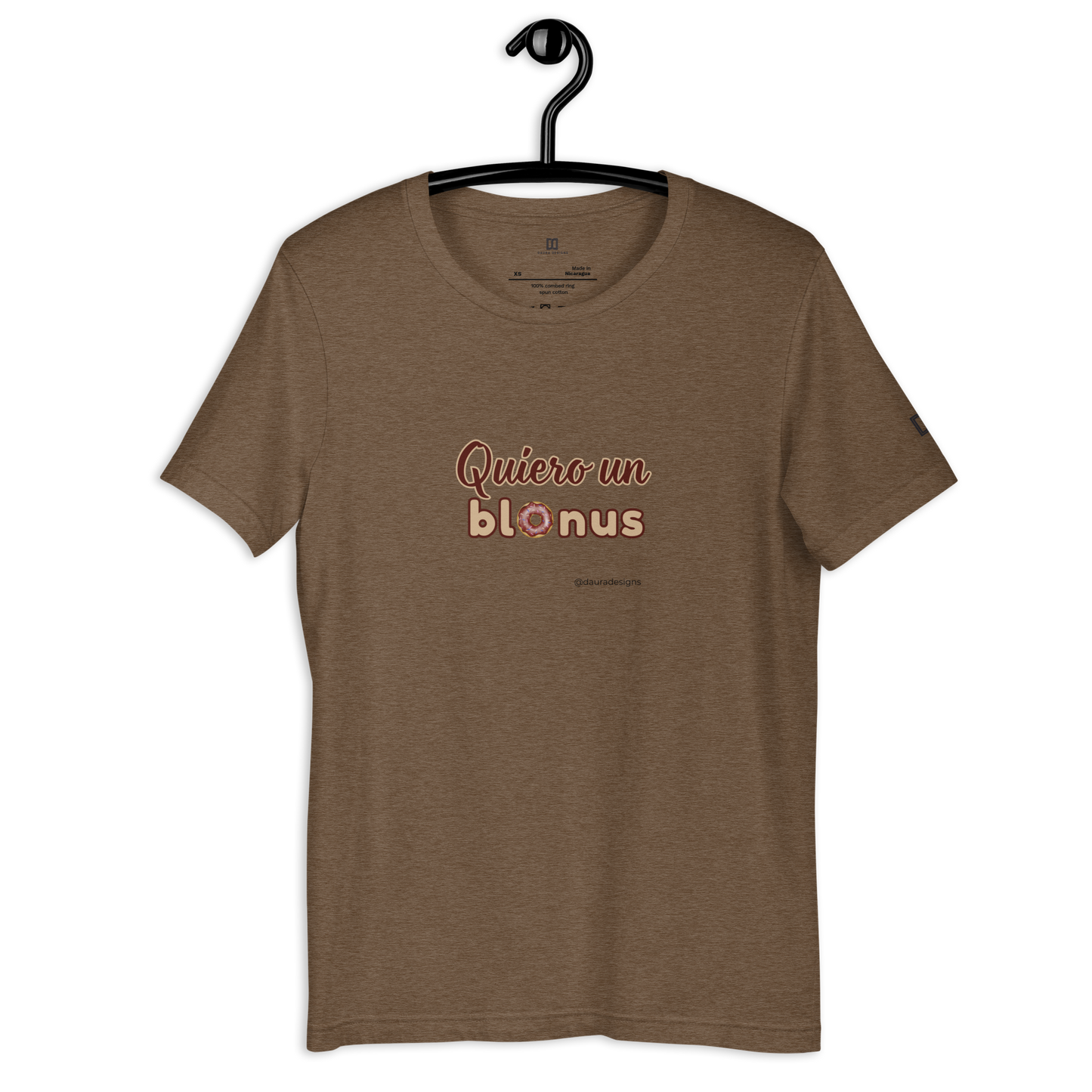 🍩 Camiseta “Quiero un Blonus” – Humor dulce y sin remordimientos