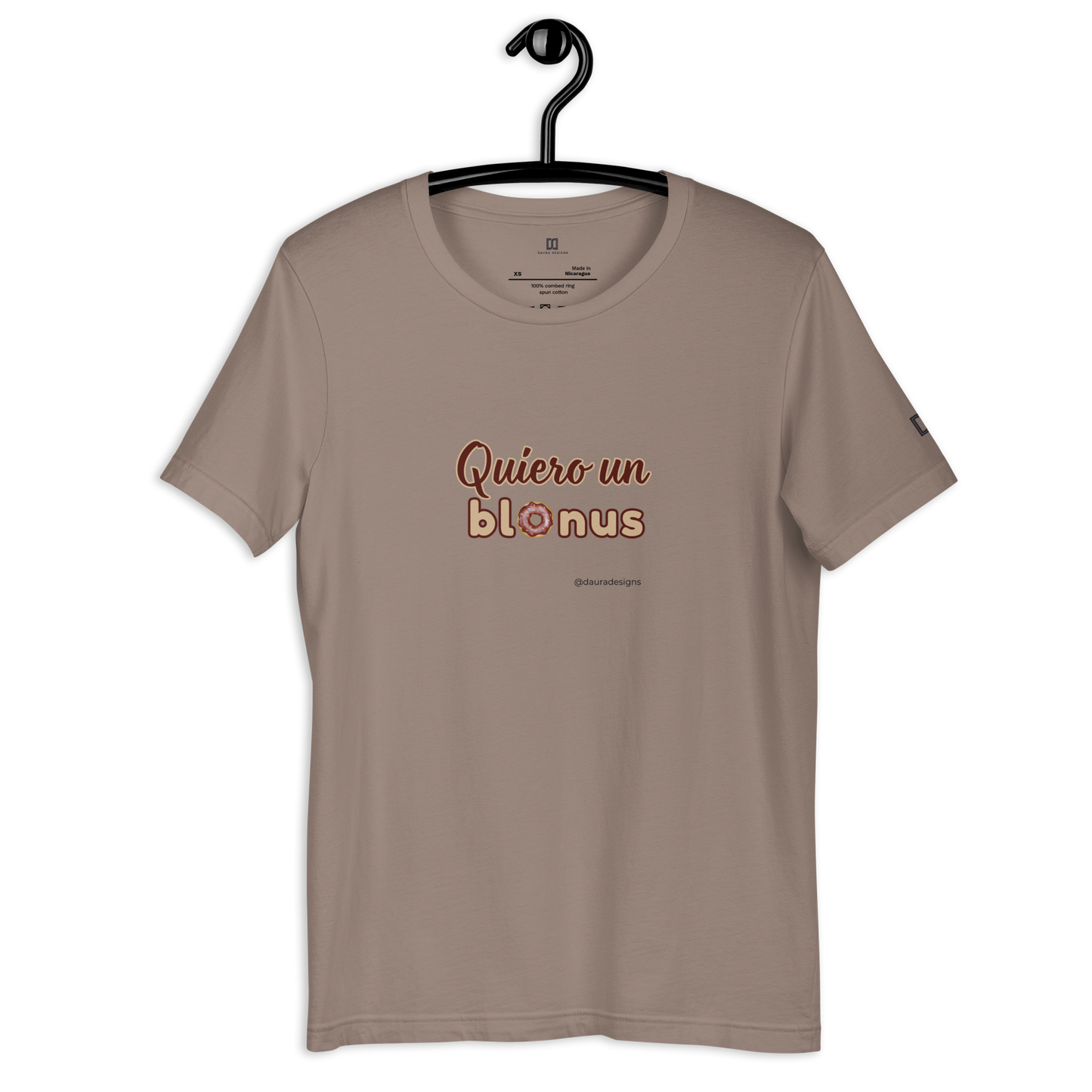 🍩 Camiseta “Quiero un Blonus” – Humor dulce y sin remordimientos