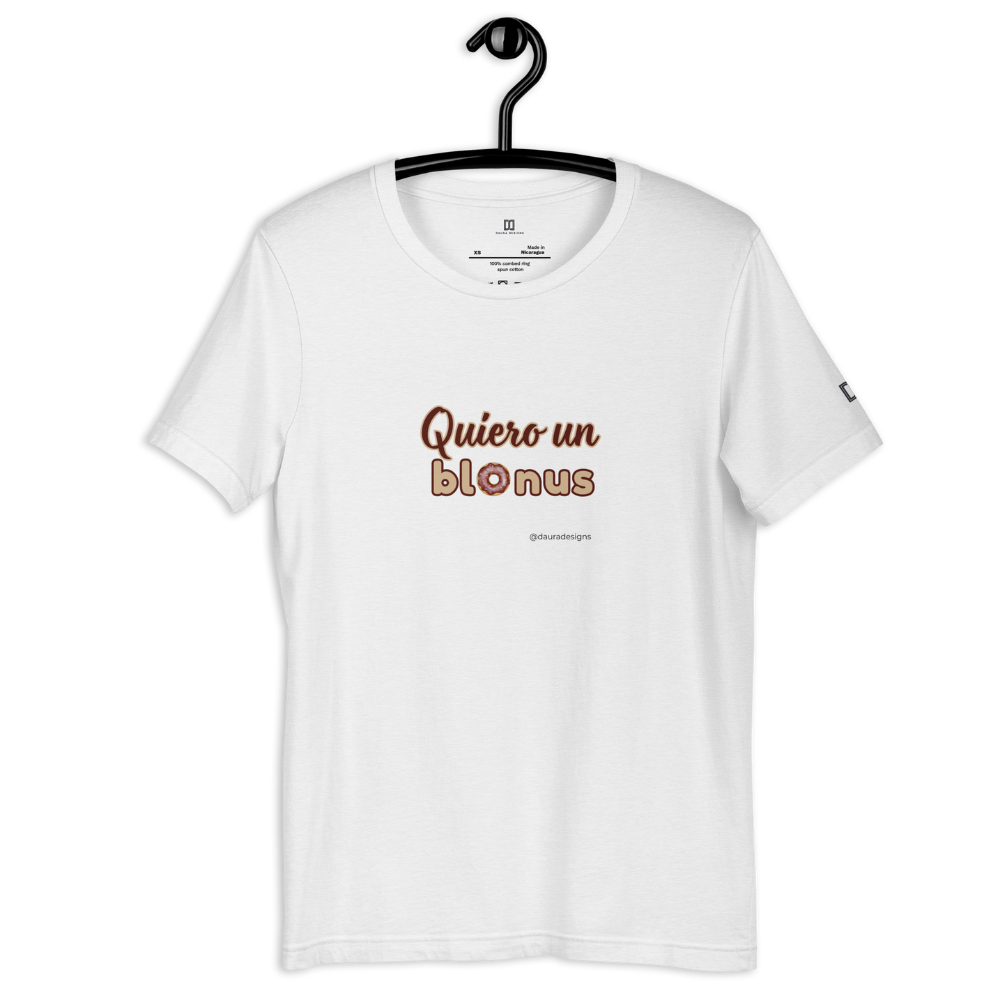 🍩 Camiseta “Quiero un Blonus” – Humor dulce y sin remordimientos