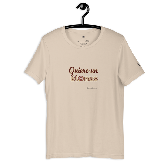 🍩 Camiseta “Quiero un Blonus” – Humor dulce y sin remordimientos